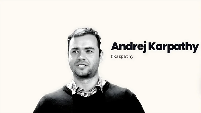 Andrej Karpathy title card